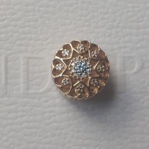 Pandora 14K Yellow Gold Hearts of Gold Charm